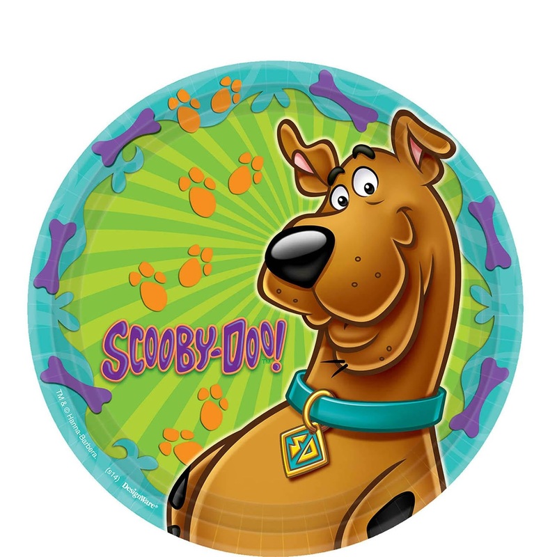 Scooby-Doo Plates 9in, 8pcs