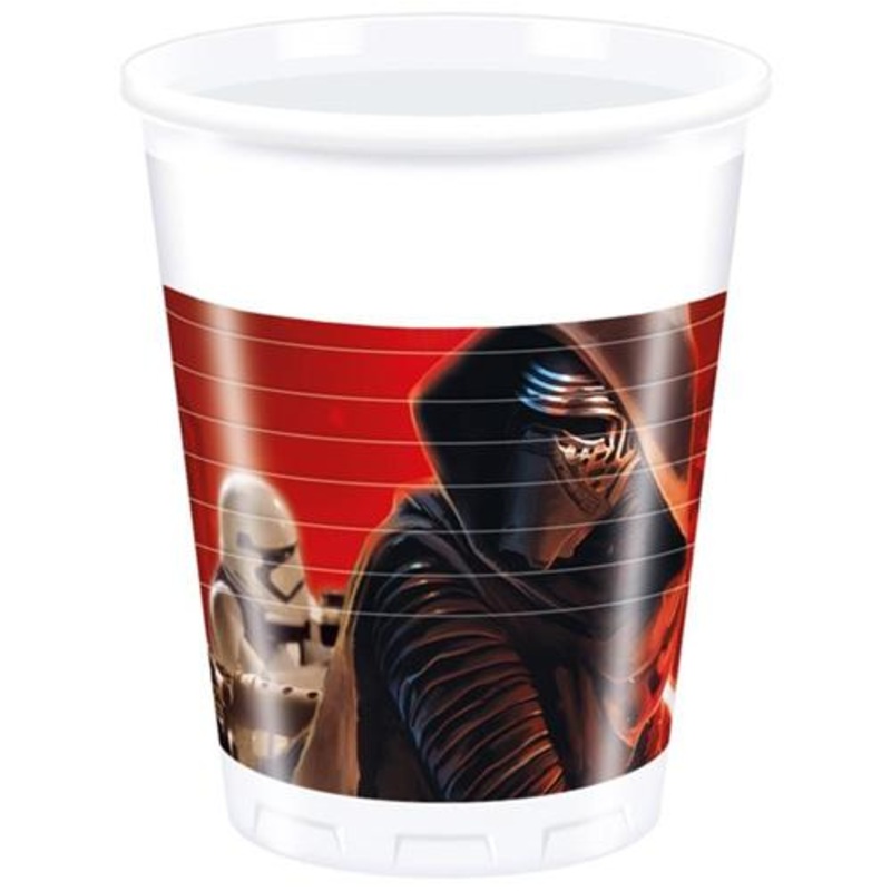 Star Wars The Force Awakens Plastic Cups 8pcs