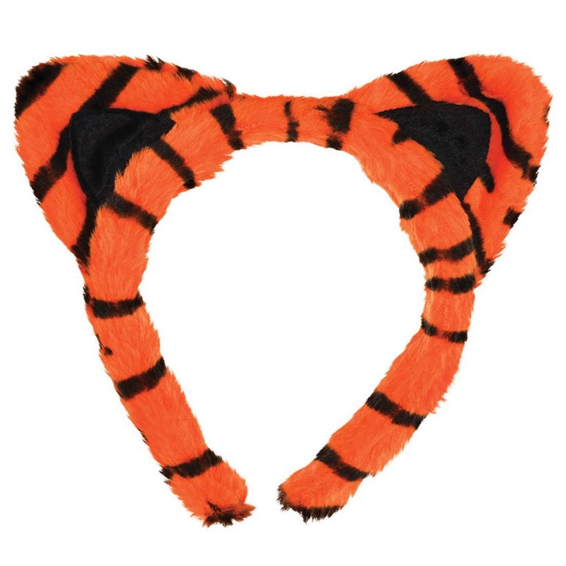 Tiger Ears Black Lace Headband