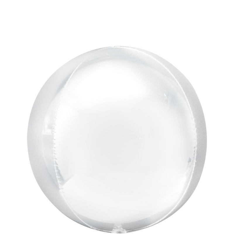 White Orbz Balloon