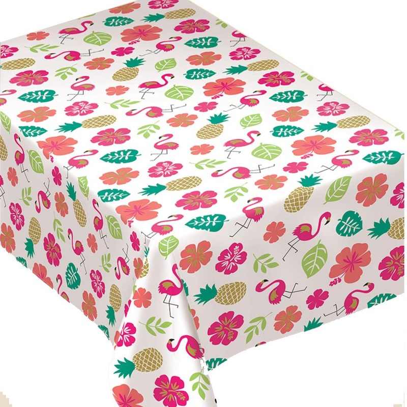 You Had Me At Aloha Flannel-Backed Vinyl Table Cover