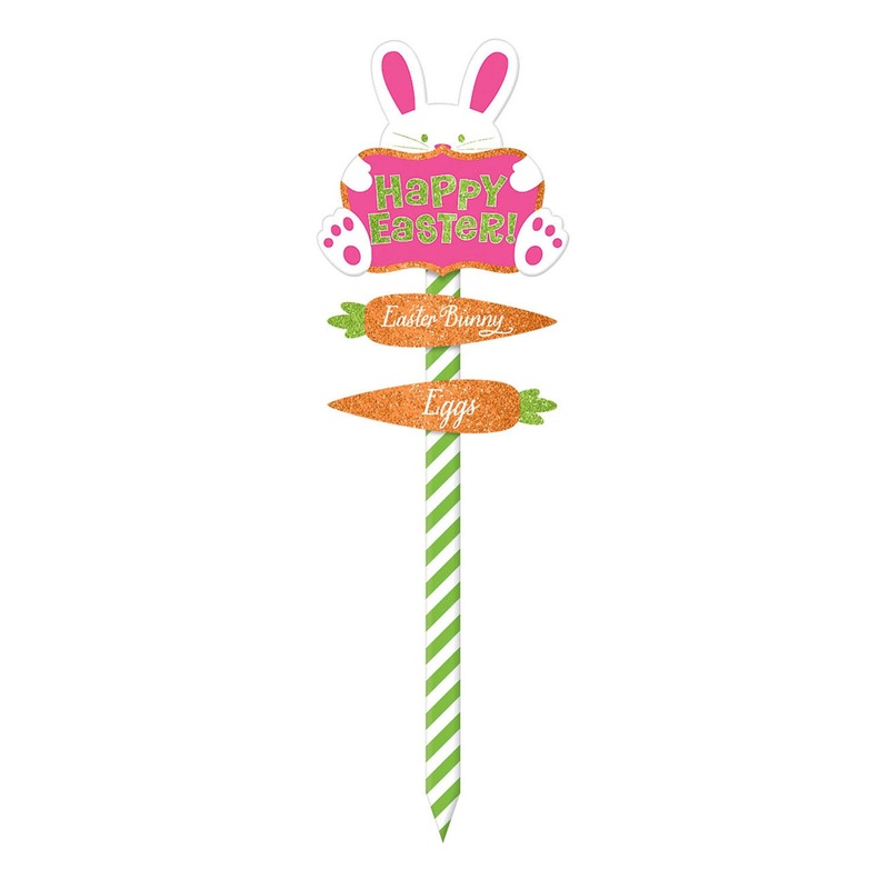 Easter Glitter Large Lawn Sign