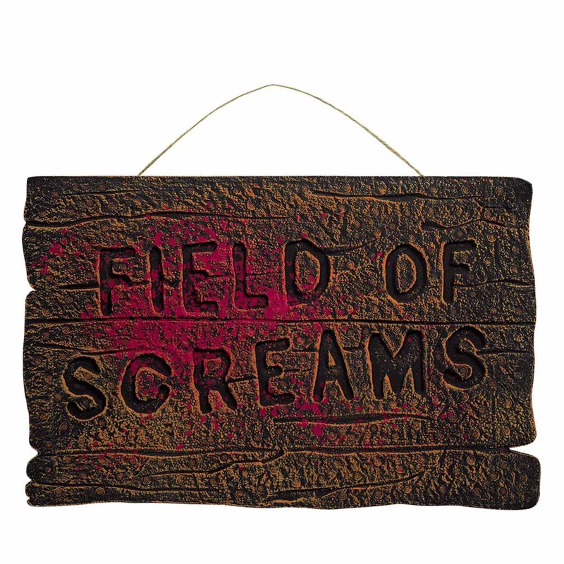 Halloween Field Of Scream Sign