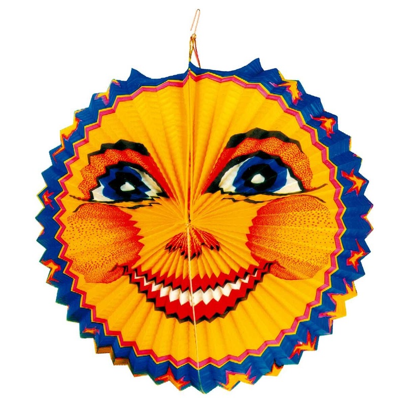 Moon Flame Retardant Drop Lantern 25cm