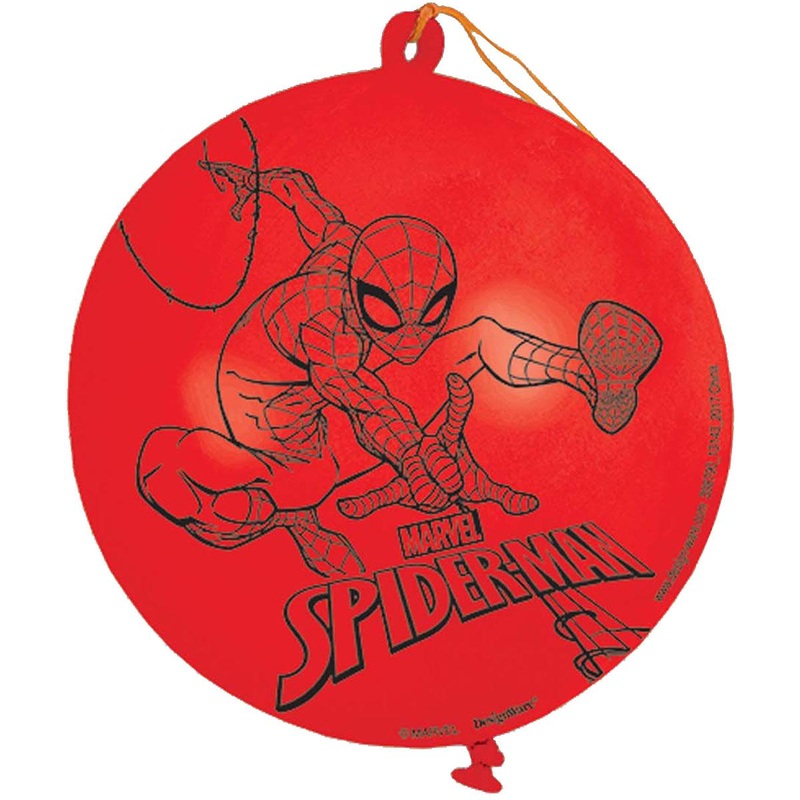 Spider-Man Webbed Balloon Punch Favor 1pc