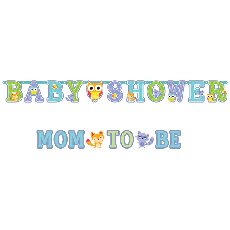 Woodland Welcome Baby Letter Banner