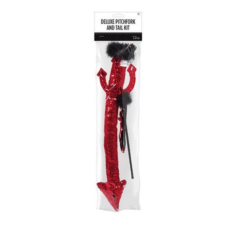 Adult Deluxe Pitchfork & Tail Kit