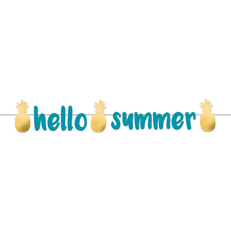 Pineapple Vibes Letter Banner 90cm