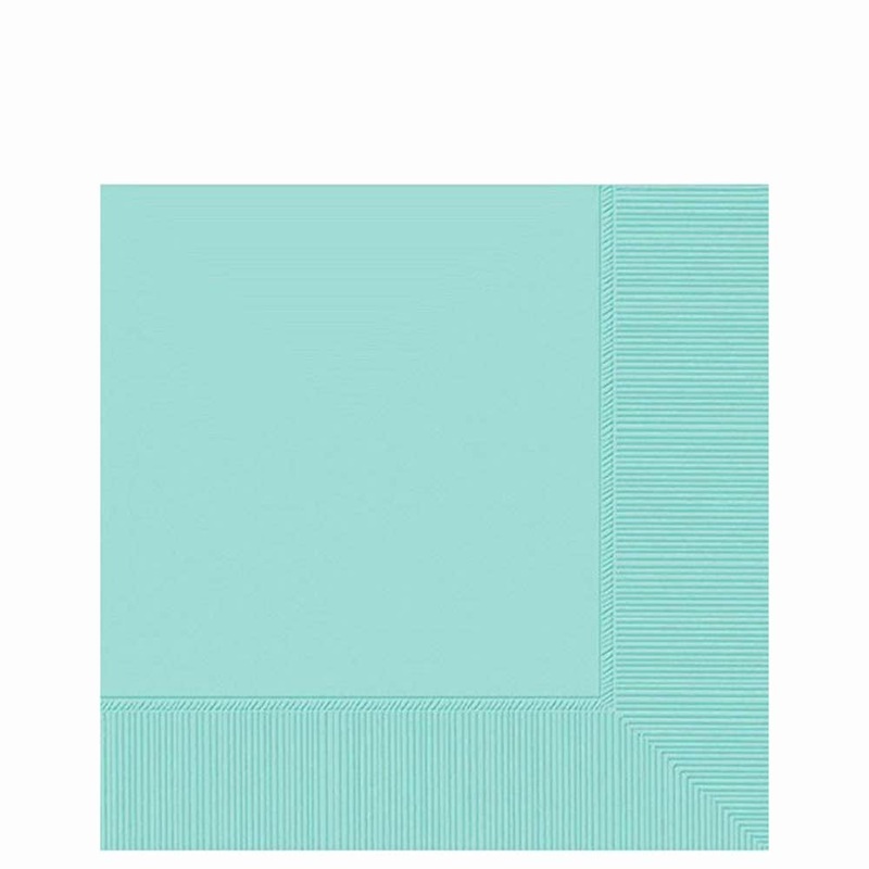 Robin's Egg Blue 3-Ply Beverage Tissues 50pcs