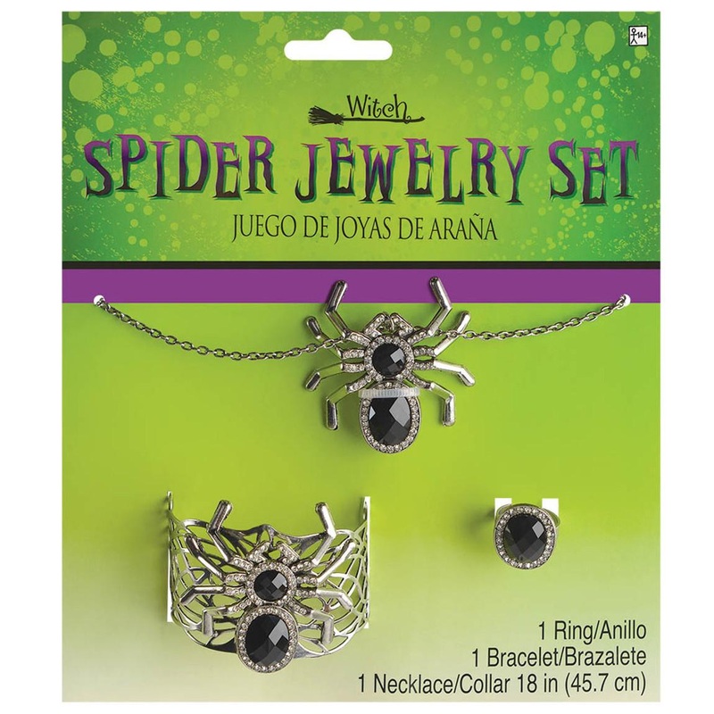Spider Jewelry Set