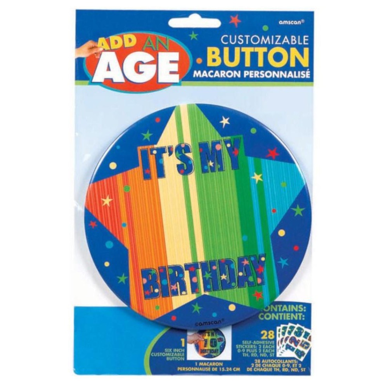 A Year To Celebrate Happy Birthday Large Button