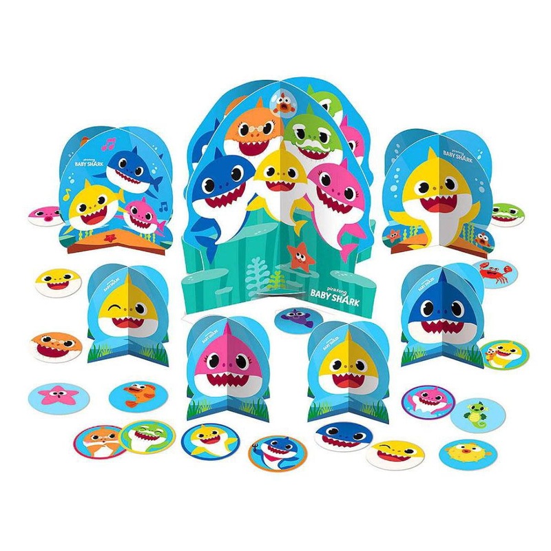 Baby Shark Centerpiece Table Decorating Kit
