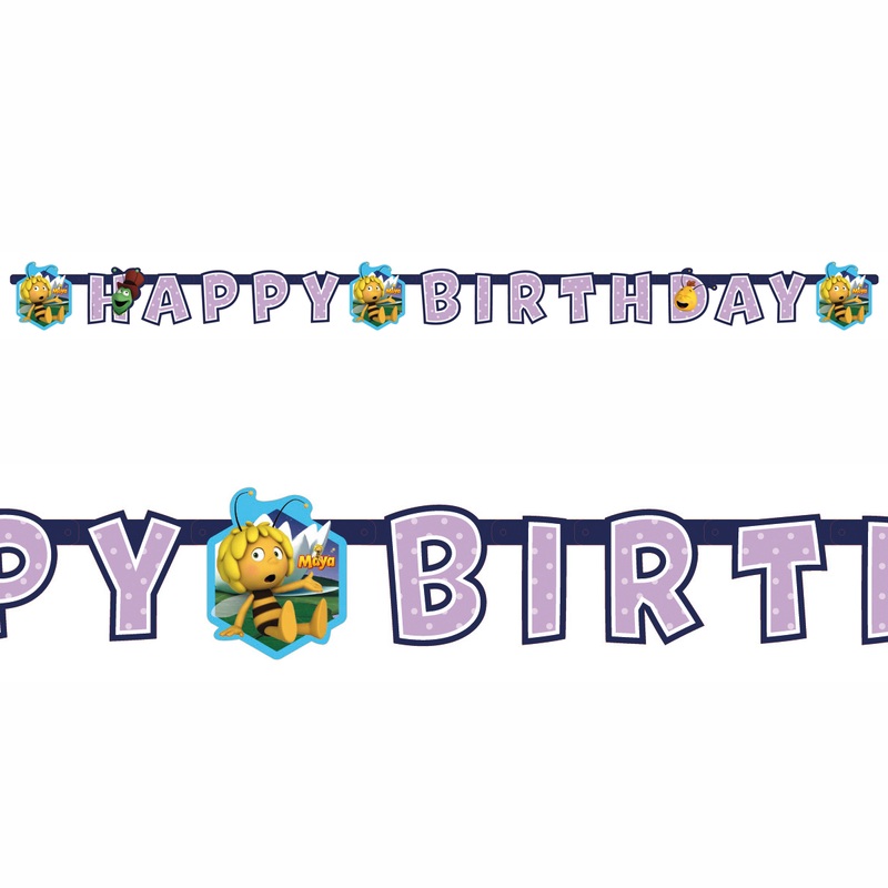 Bee Maya Letter Banner
