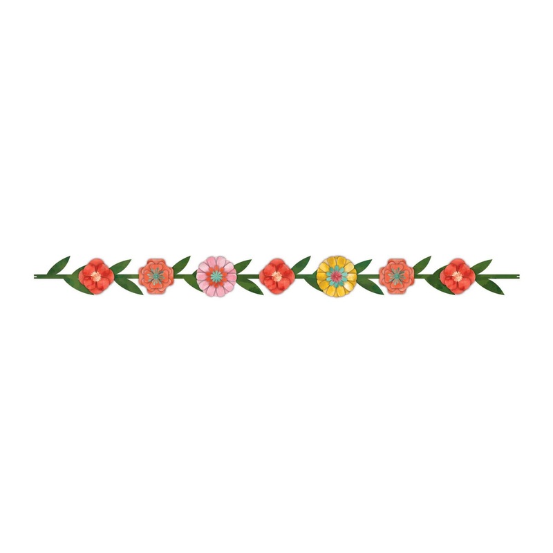 Bright Florals Paper Garland