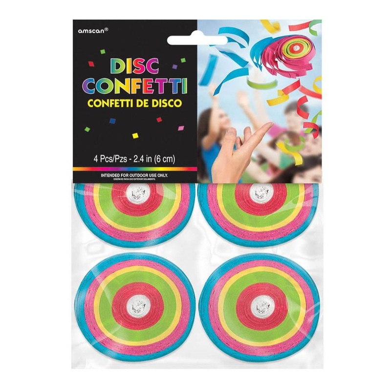 Disc Confetti Pack 4pcs