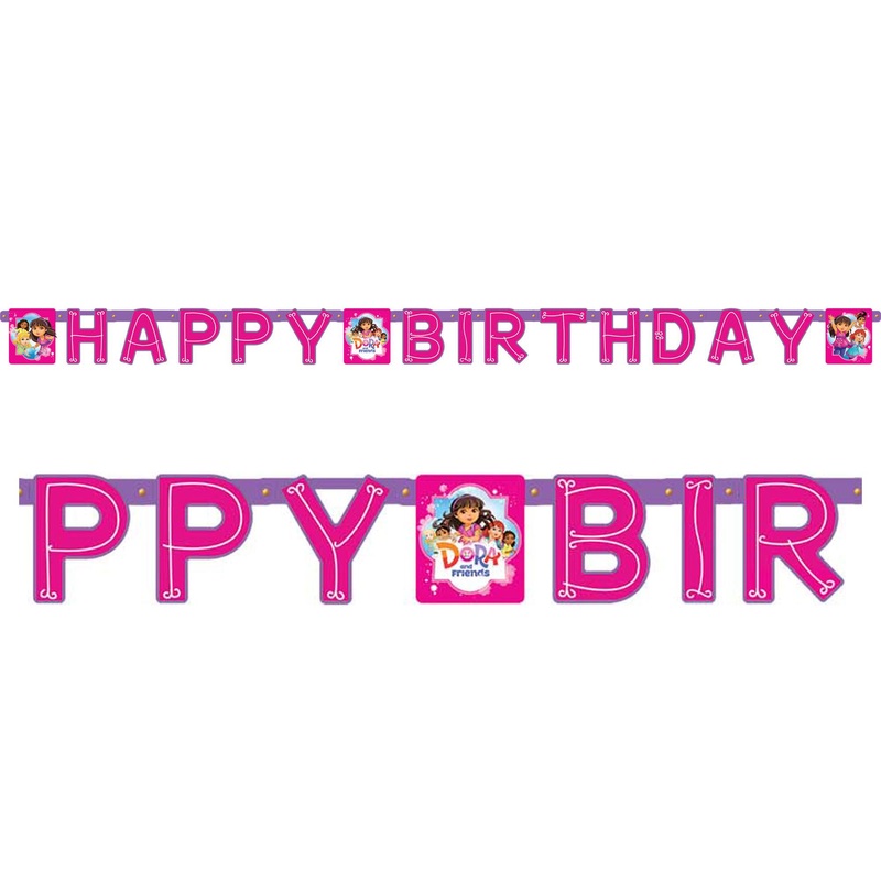 Dora And Friends Happy Birthday Banner