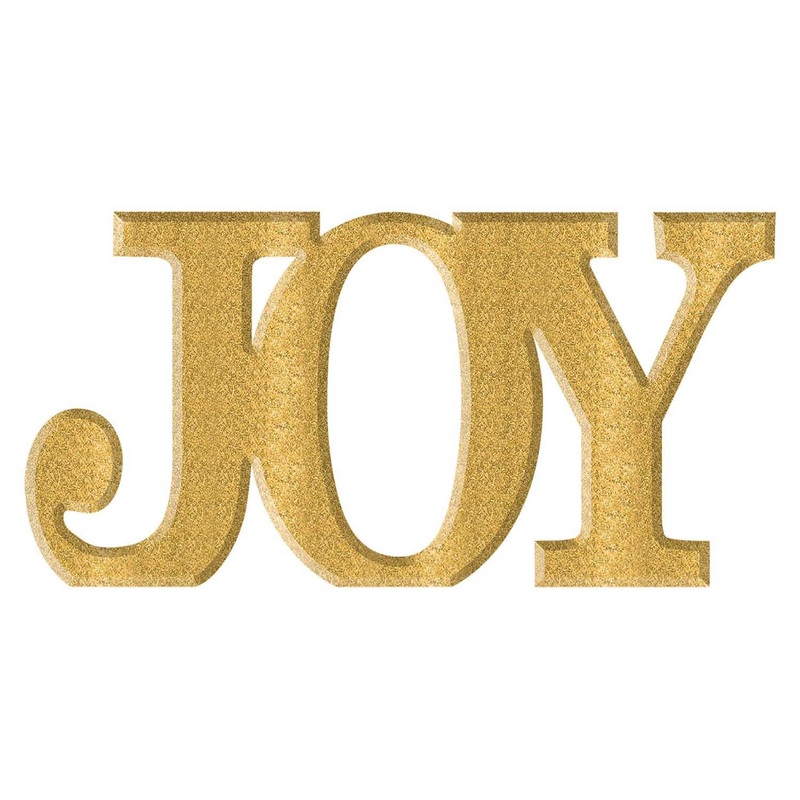 Joy Standing Sign