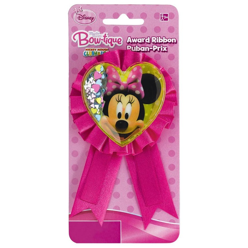 Minnie Mouse Confetti Pouch Award Ribbon