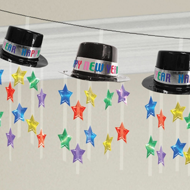 New Year Top Hat Garland 12ft