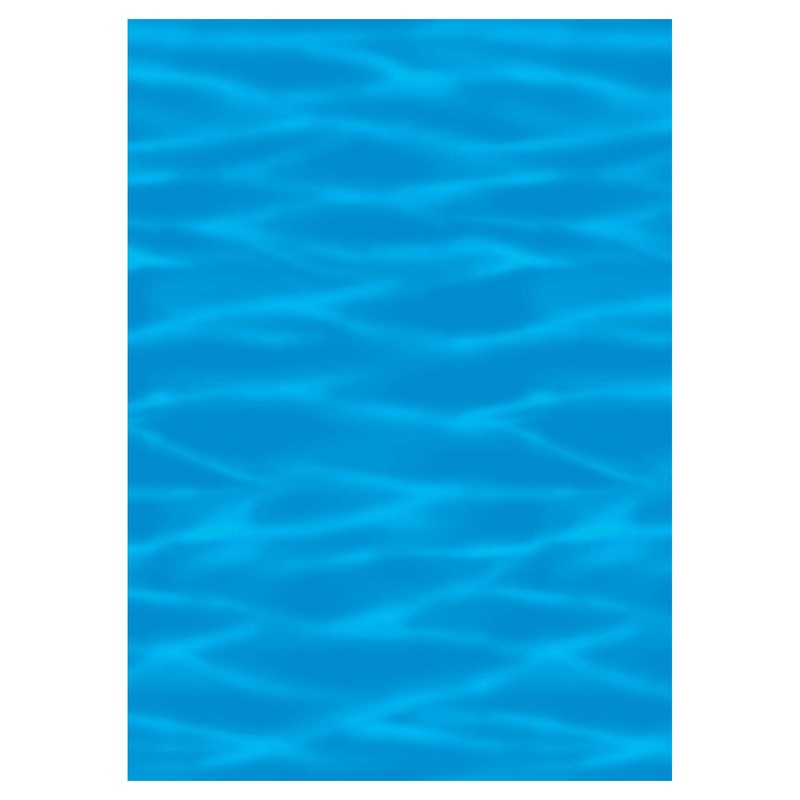 Ocean Blue Room Roll 40ft x 48in