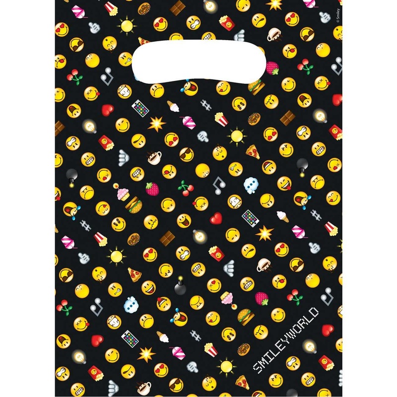 Smiley Emoticons Loot Bags 8pcs