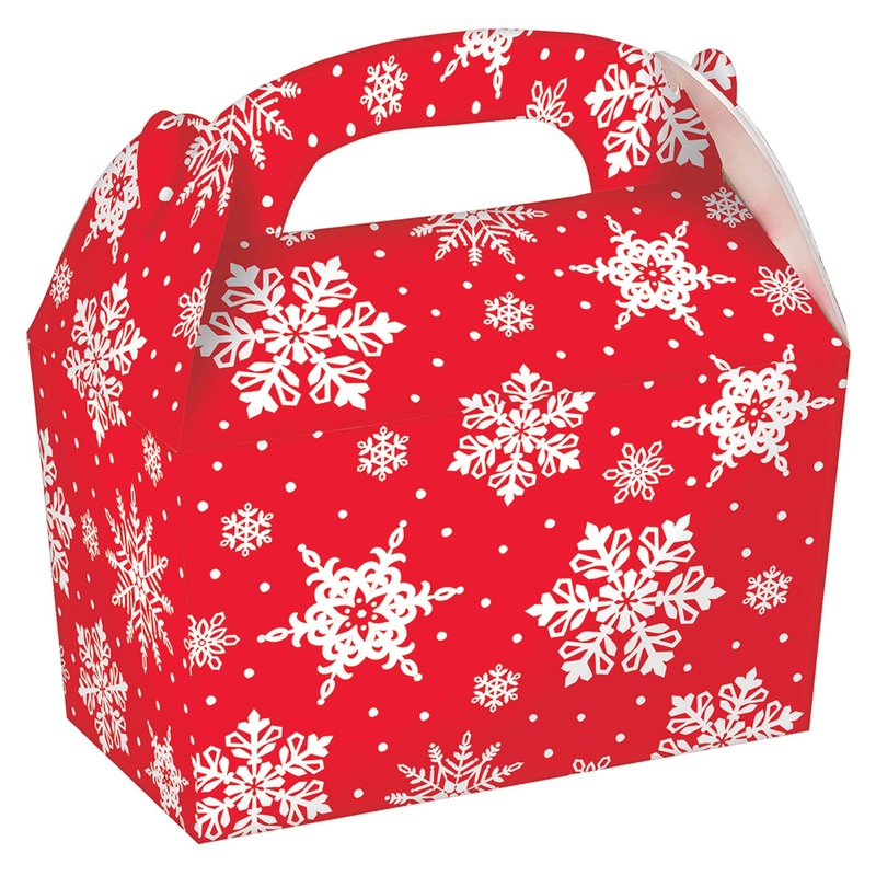 Snowflake Large Gable Boxes 5pcs