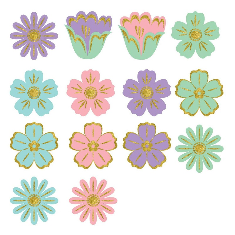 Spring Mini Glitter Value Pack Cutout