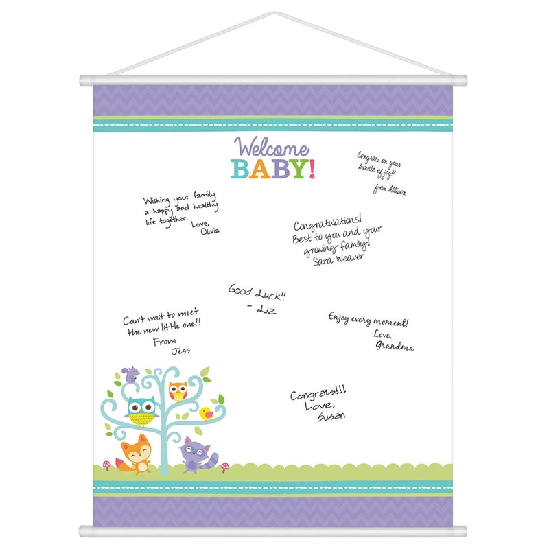 Woodland Welcome Sign In Sheet