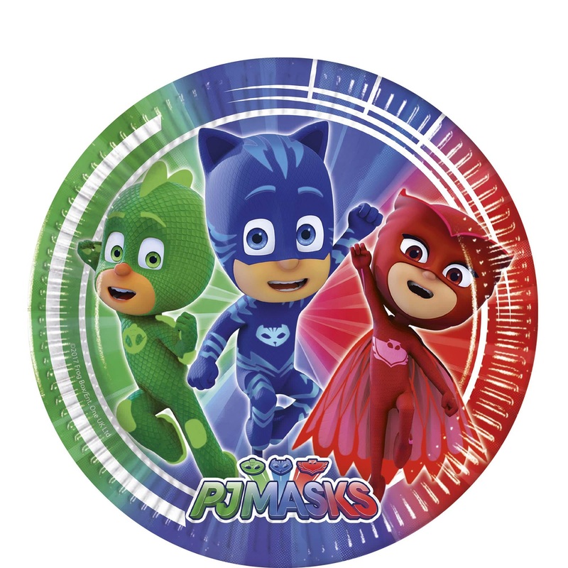 PJ Masks Paper Plates 9in, 8pcs
