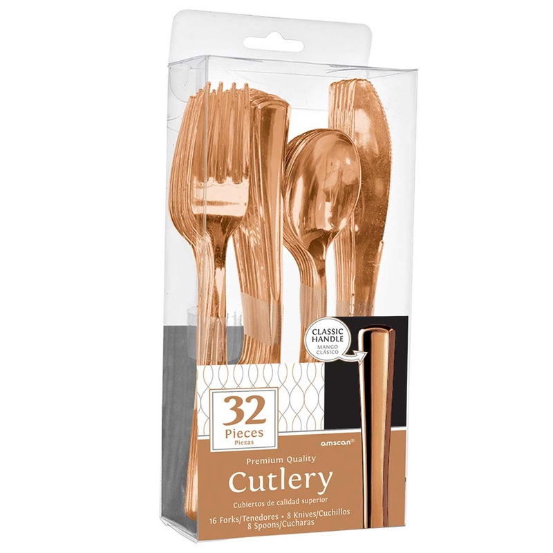 Rose Gold Premium Assorted Cutlery 32pcs
