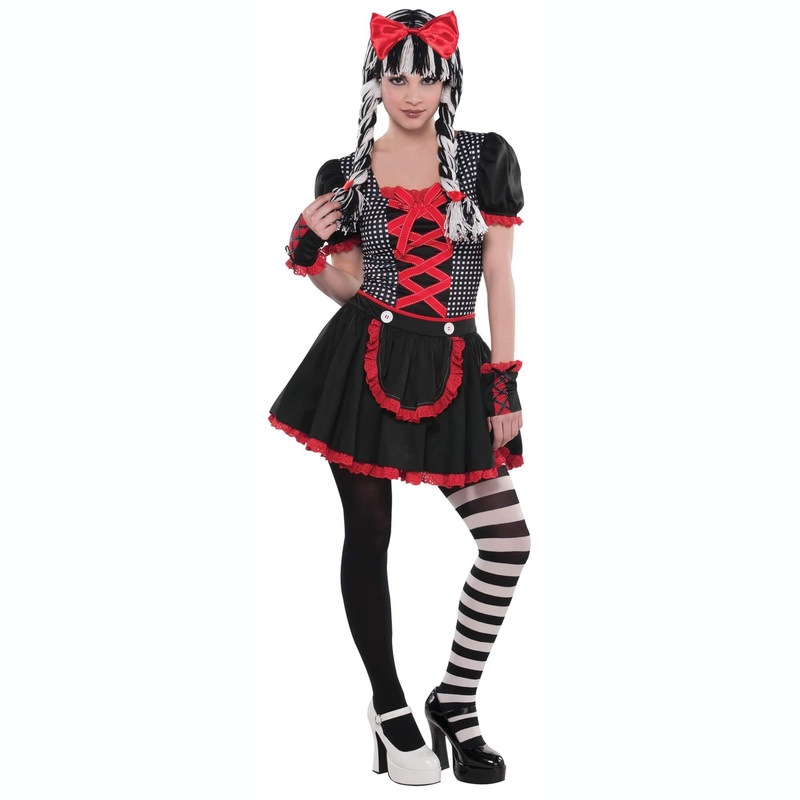 Teen Goth Doll Halloween Costume