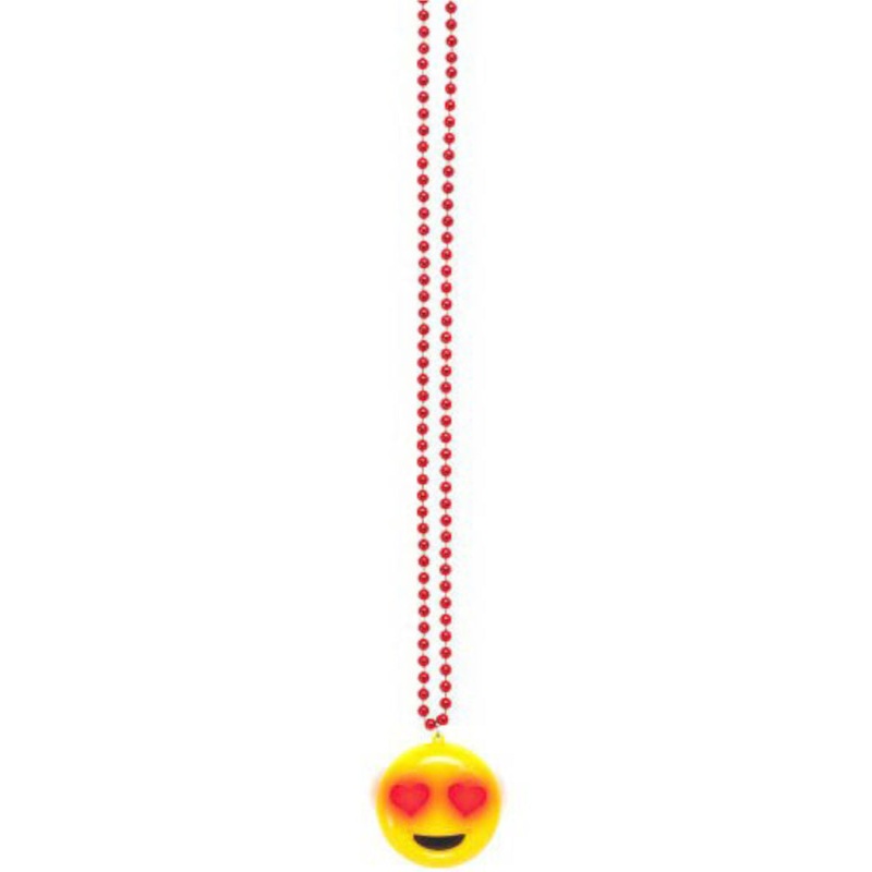 Valentine Emoji Light Up Necklace
