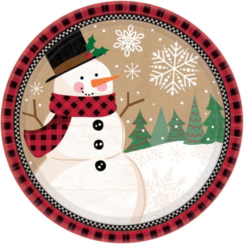 Winter Wonder Plates 10.50in, 8pcs