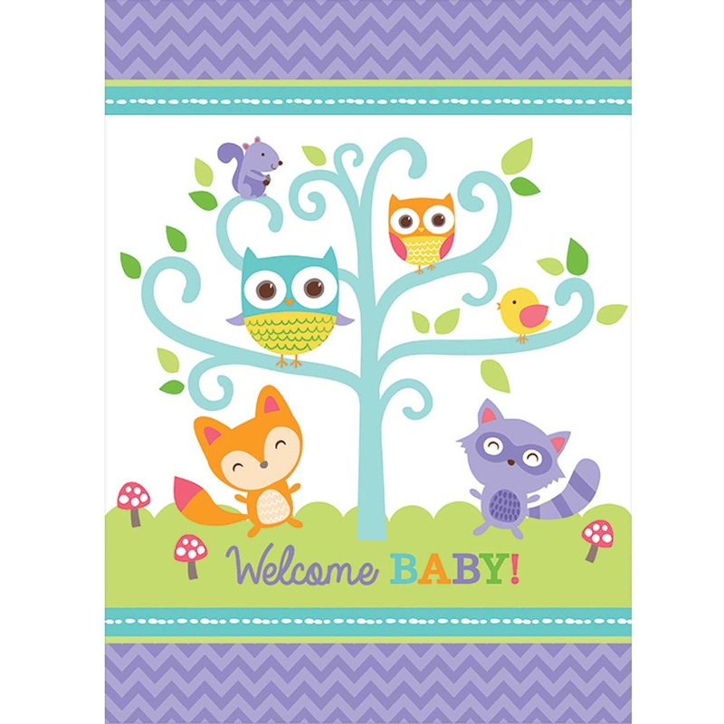 Woodland Welcome Paper Tablecover
