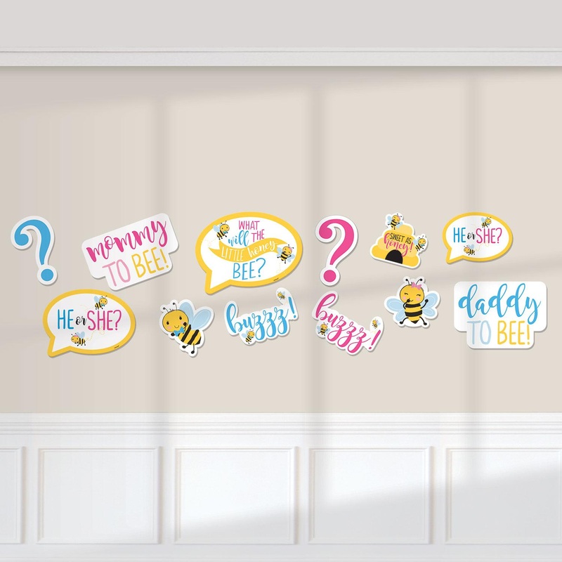 Baby Shower - What Will It Bee? Cutouts 12pcs