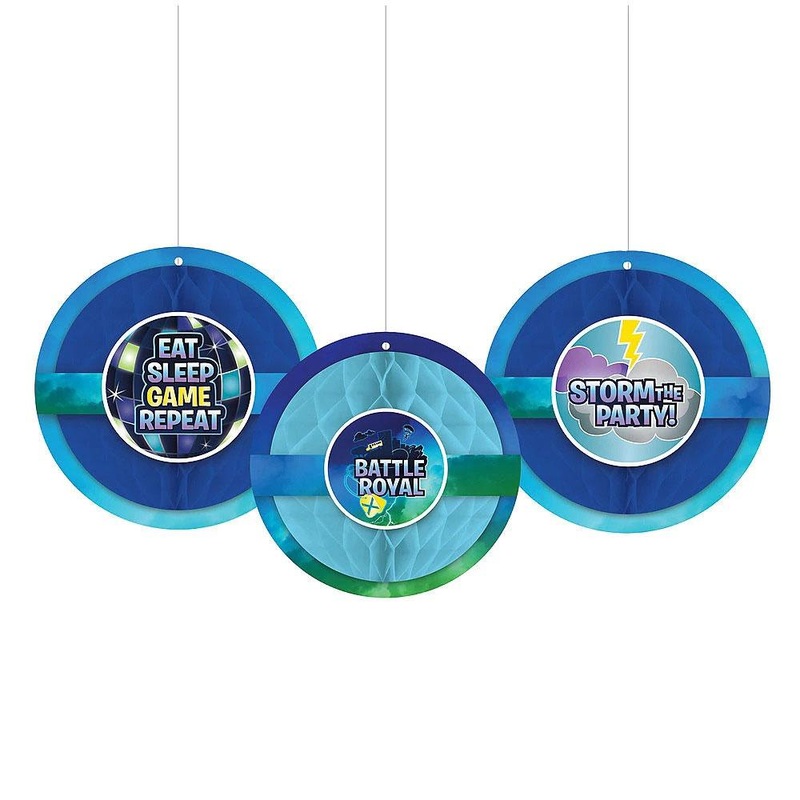 Battle Royal Honeycomb Decorations 3pcs