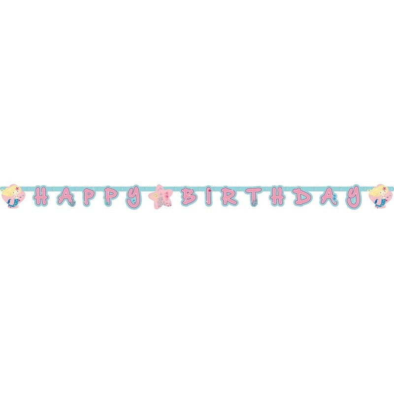 Be A Mermaid Letter Banner 180cm x 15cm