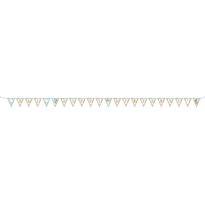Boho Birthday Girl Pennant Banner