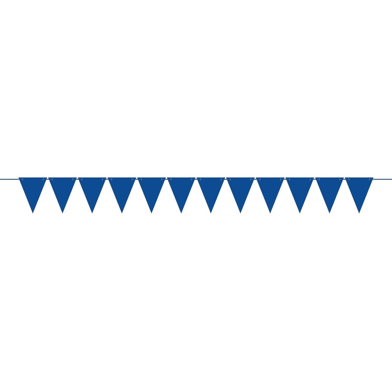 Bright Royal Blue Mini Paper Pennant Banner