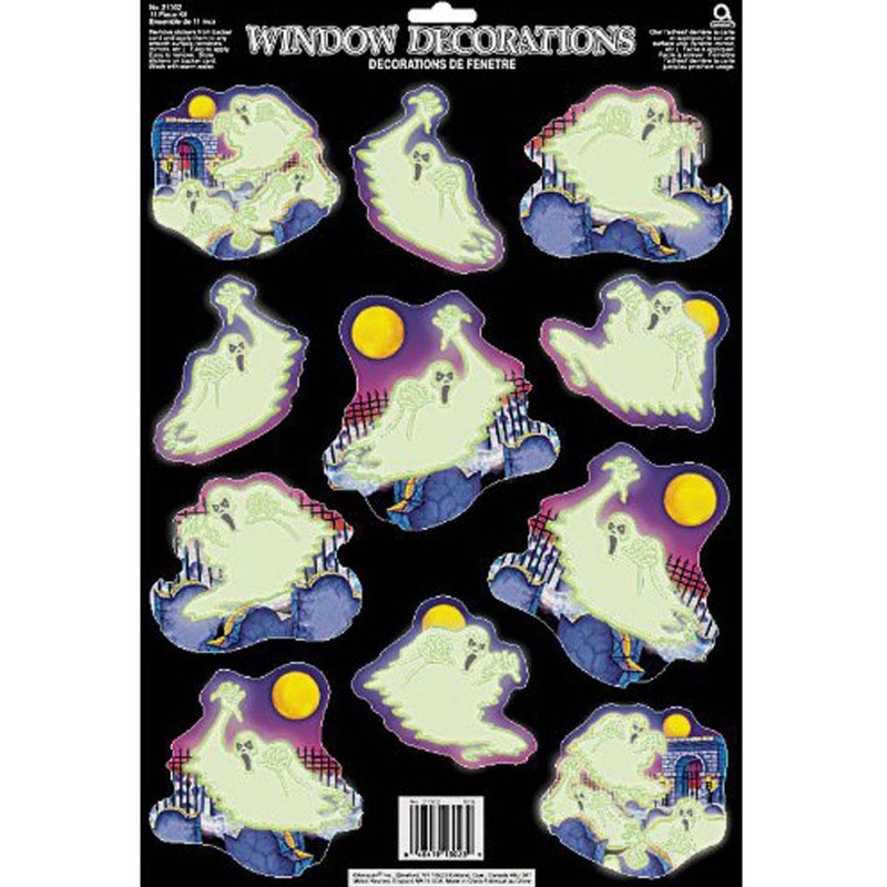Ghouls And Graves GlD Window Decorations
