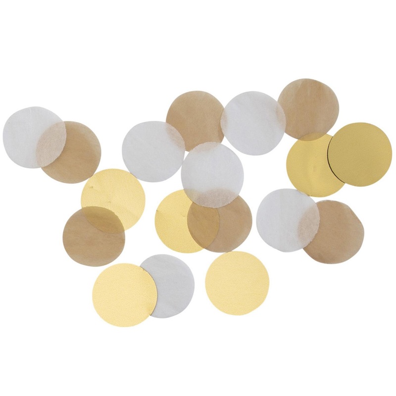 Gold Brush Confetti Decoration .5oz