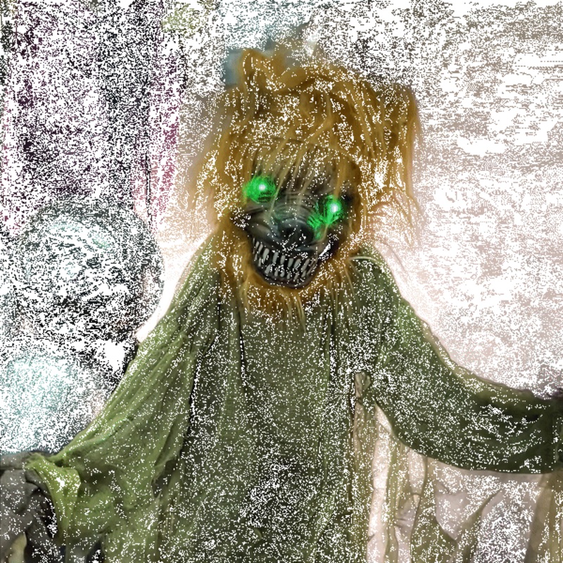 Mean Wolf Standing Decoration 160cm