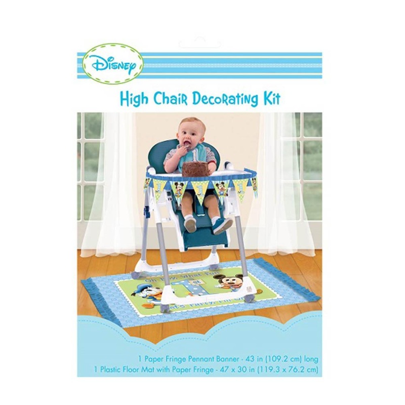 Mickey Mouse 1st Birthday High Chair Decorating Kit