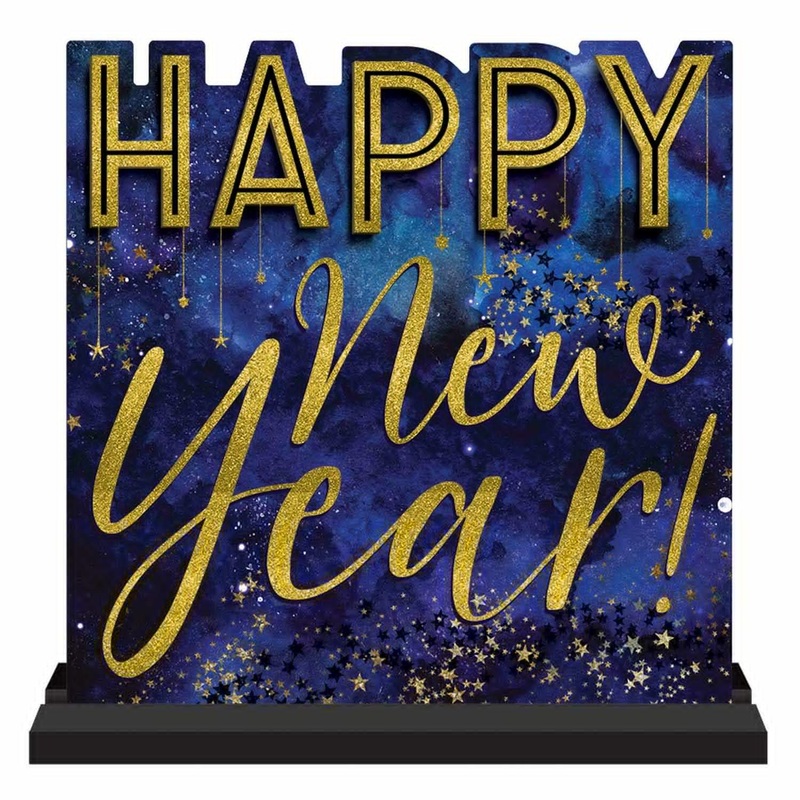 Midnight NYE Standing Sign