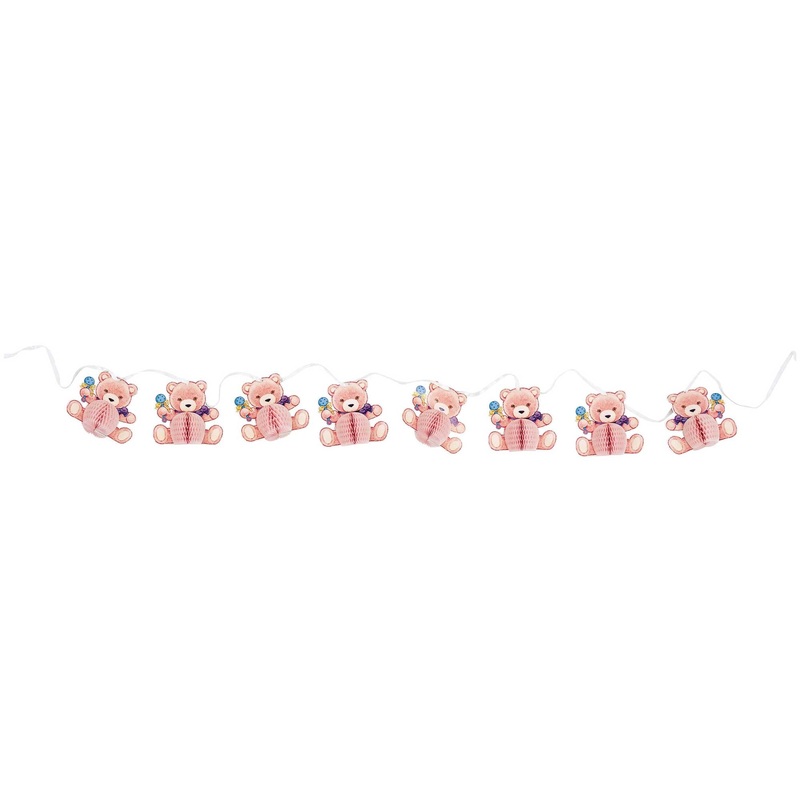Pink Baby Bear Honeycomb Trimmer 12ft