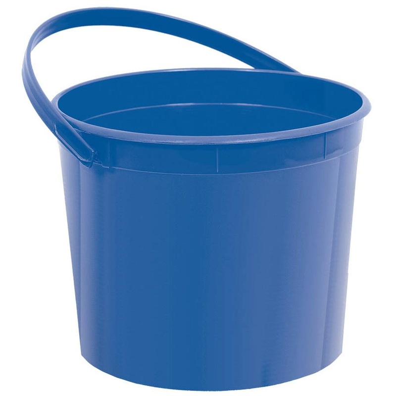 Royal Blue Plastic Bucket 4.50in x 6.25in