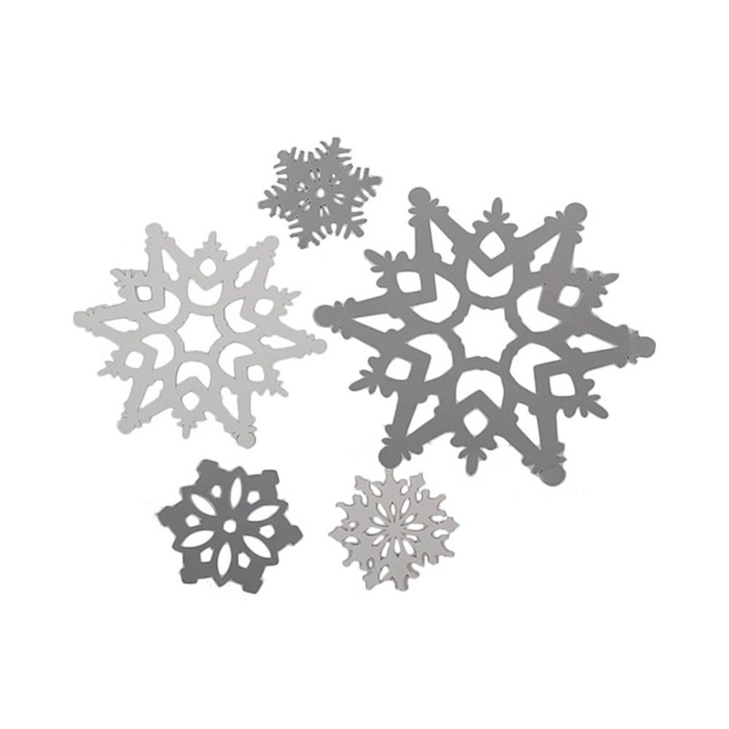 Snow Flakes Paper Cutouts 30pcs
