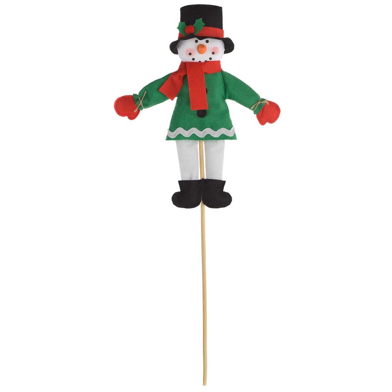 Snowman Yard Stake