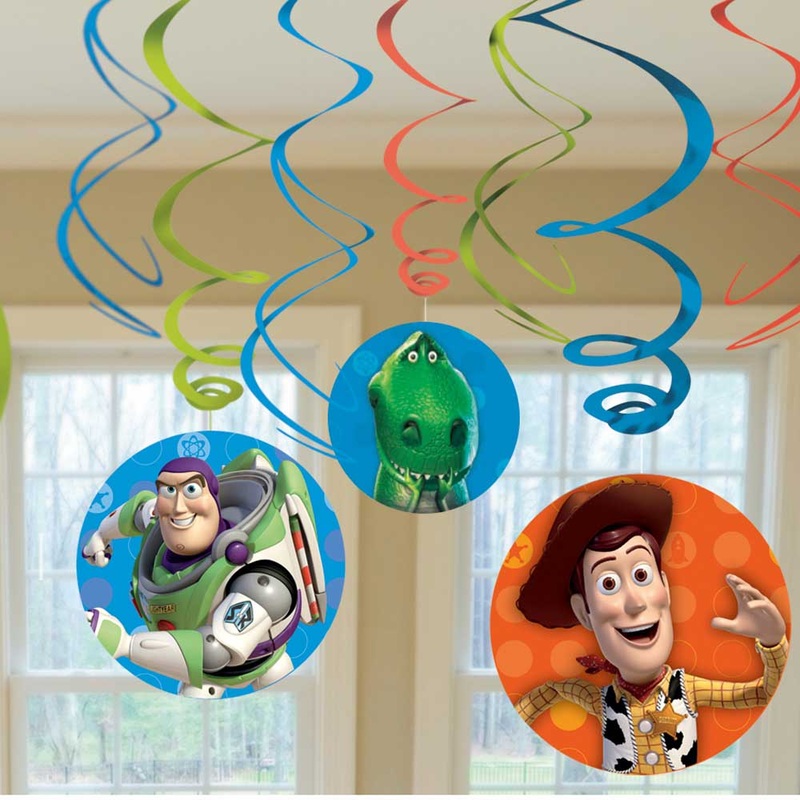 Toy Story Swirl Decorations 6pcs