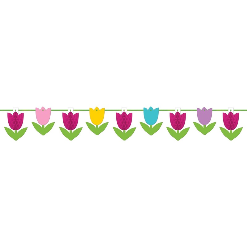 Tulip Honeycomb Garland